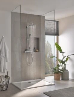 GROHE QuickFix Vitalio Joy 260 Regendouche - CoolTouch - Met Planchet - ø 26 Cm - Chroom -Badkamer Wijs 918x1200 4