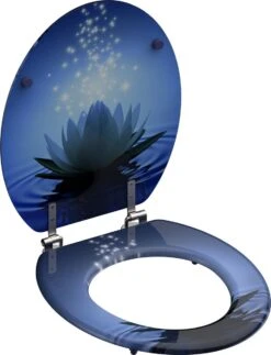 SCHÜTTE WC-Bril 80082 WATER LILY - MDF-Hout - RVS Scharnieren - Decor - 3-zijdige Print -Badkamer Wijs 918x1200 6