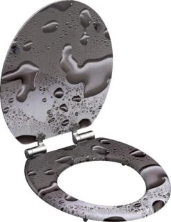 SCHÜTTE WC-Bril 80123 GREY STEEL - MDF-Hout - Soft Close - Verchroomde Scharnieren - Decor - 3-zijdige Print -Badkamer Wijs 925x1200 4