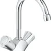 GROHE Costa-L Wastafelkraan - Met Ketting - Chroom