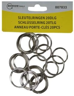 Benson Sleutelringen Metaal - 25 & 30 Mm - 20 Delig 13 Benson Sleutelringen Metaal - 25 & 30 Mm - 20 Delig -Badkamer Wijs 934x1200 1