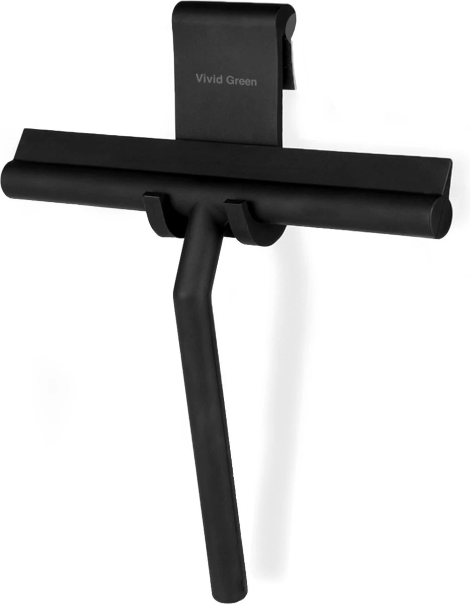Vivid Green Siliconen Douchewisser Met Ophangsysteem – Raamwisser – Trekker Douche - Badkamer Accesoires – Wisser - Zwart 3 Vivid Green Siliconen Douchewisser Met Ophangsysteem – Raamwisser – Trekker Douche - Badkamer Accesoires – Wisser - Zwart