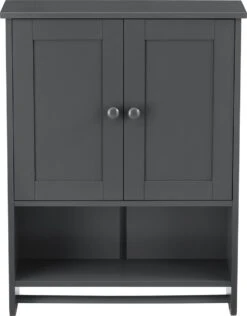 Badkamerkast Steyr Voor Wandmontage 65x48,7x14,5 Cm Donkergrijs -Badkamer Wijs 938x1200 3