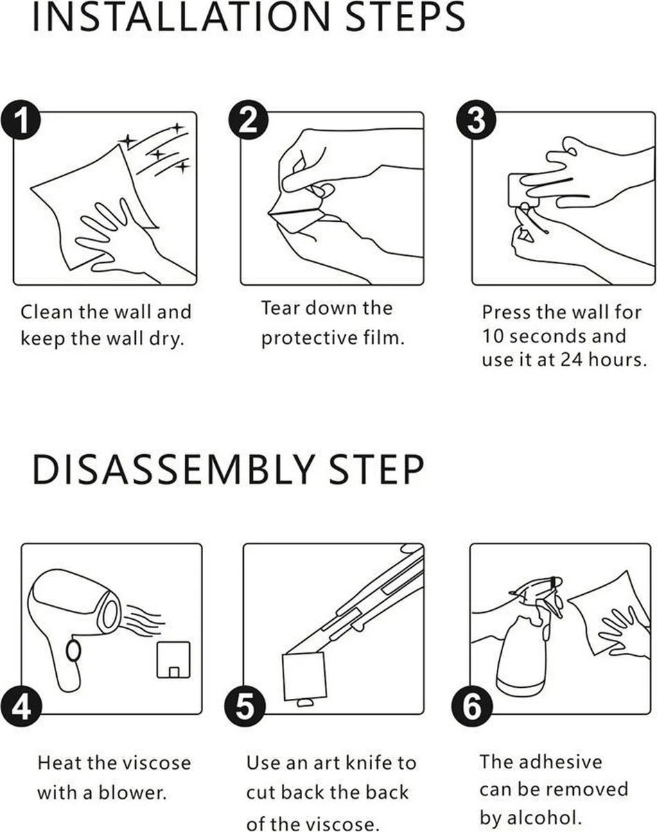 Igoods Handdoekhaakjes Zelfklevend - Badkamer & Keuken - Handdoekhouder Zwart | 2 In 1 9 Igoods Handdoekhaakjes Zelfklevend - Badkamer & Keuken - Handdoekhouder Zwart | 2 In 1 - Afbeelding 7