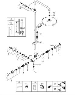 GROHE Vitalio Start 250 Regendouche - ø 25 Cm - Rond - Zwart -Badkamer Wijs 952x1200 2