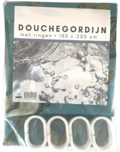 3BMT Douchegordijn Design - Amandelbloesem Van Gogh - 180 X 200 Cm - Met Ringen -Badkamer Wijs 953x1200 2