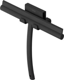 Tiger Caddy - Handdoekhaak Voor Douchecabine - Glaspaneel Dikte 6-8 Mm - 3,5 X 7 X 5 Cm - Dubbel - Zwart -Badkamer Wijs 955x1200