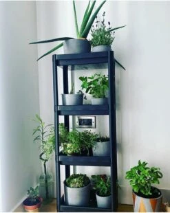 Merkloos Badkamerrek - 4 Etages - Keukenrek - Opbergrek - Staand Badkamerrek - Zwart - 100x36x23 CM -Badkamer Wijs 957x1200 2