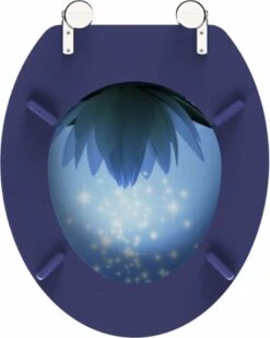 SCHÜTTE WC-Bril 80082 WATER LILY - MDF-Hout - RVS Scharnieren - Decor - 3-zijdige Print -Badkamer Wijs 959x1200 7