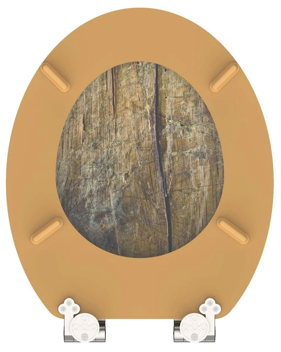 SCHÜTTE WC-Bril 80124 SOLID WOOD - MDF-Hout - Soft Close - Verchroomde Scharnieren - Decor - 3-zijdige Print 8 SCHÜTTE WC-Bril 80124 SOLID WOOD - MDF-Hout - Soft Close - Verchroomde Scharnieren - Decor - 3-zijdige Print - Afbeelding 6