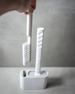 Lopoleis WC Borstel – Toiletborstel – Gesloten Bodem – WC Borstel Met Randreiniger – Siliconen – Grijs – WC Borstel Met Houder – Vrijstaand – Hangend – WC Borstel En Houder -Badkamer Wijs 960x1200 18