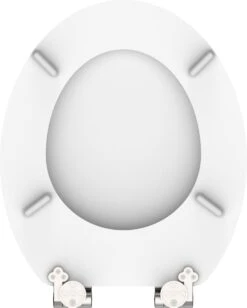 SCHÜTTE WC-Bril 84100 WHITE - MDF-Hout - Soft Close - Verchroomde Scharnieren - Gelakt - Wit -Badkamer Wijs 961x1200 4