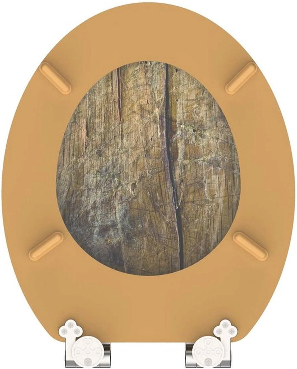 SCHÜTTE WC-Bril 80124 SOLID WOOD - MDF-Hout - Soft Close - Verchroomde Scharnieren - Decor - 3-zijdige Print 7 SCHÜTTE WC-Bril 80124 SOLID WOOD - MDF-Hout - Soft Close - Verchroomde Scharnieren - Decor - 3-zijdige Print - Afbeelding 5