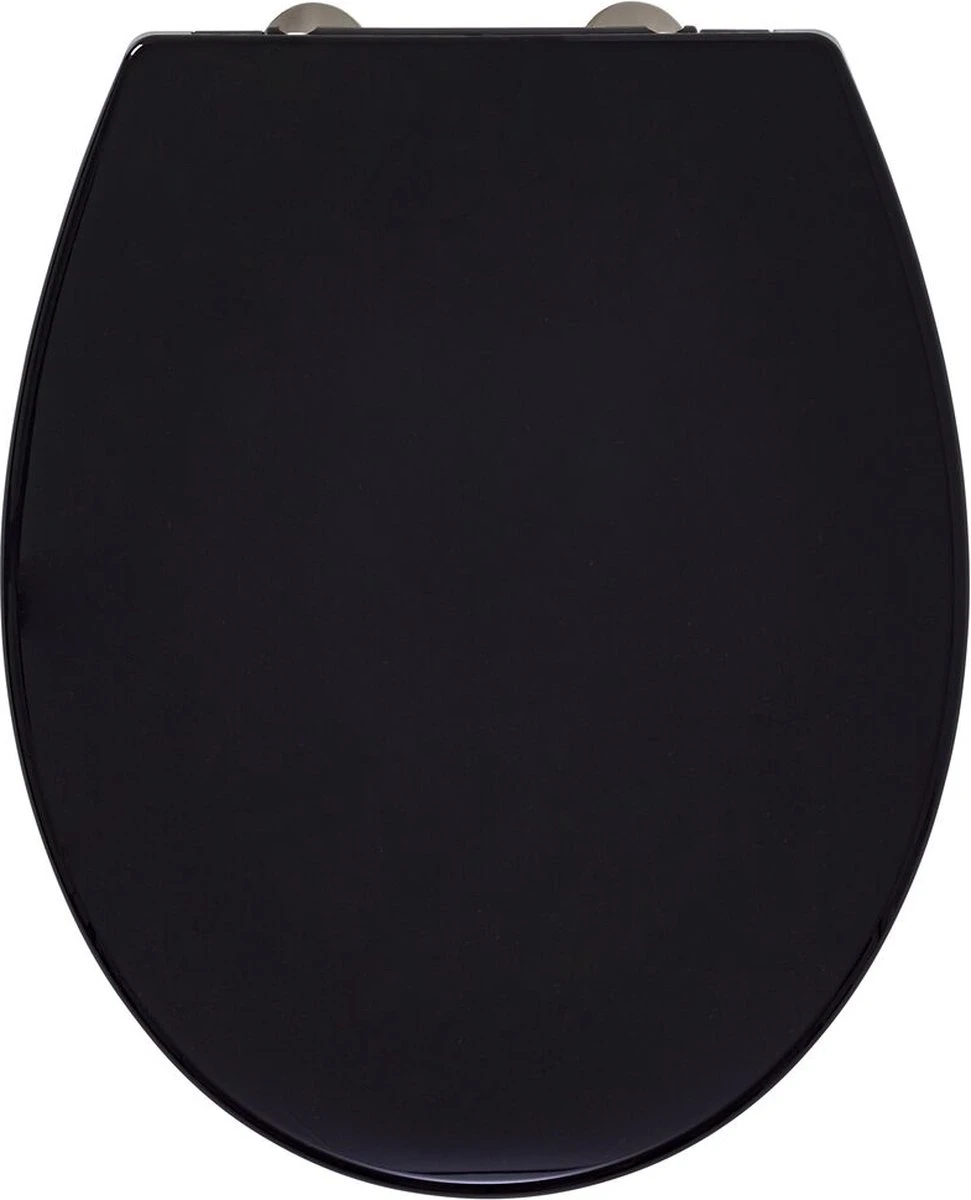 Tiger Tulsa - Toiletbril Met Deksel - WC Bril - Thermoplast Zwart 7 Tiger Tulsa - Toiletbril Met Deksel - WC Bril - Thermoplast Zwart - Afbeelding 5