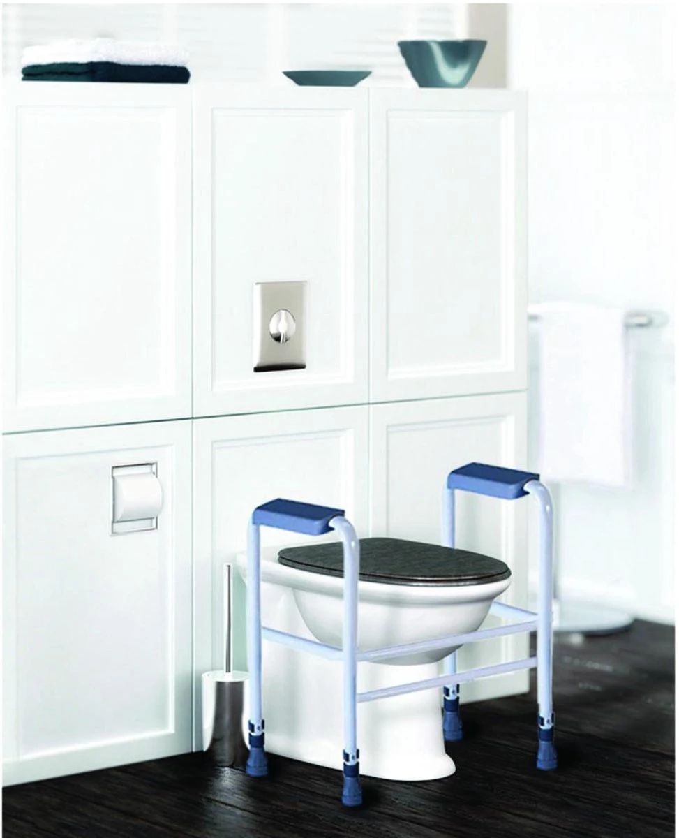 Aidapt Toiletframe Hoogte Verstelbaar - Vrijstaand 3 Aidapt Toiletframe Hoogte Verstelbaar - Vrijstaand