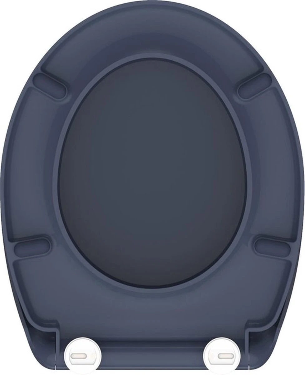 SCHÜTTE WC-Bril 82304 ANTHRAZIT - Duroplast - Soft Close - Afklikbaar - RVS-Scharnieren - Gelakt - Antraciet 4 SCHÜTTE WC-Bril 82304 ANTHRAZIT - Duroplast - Soft Close - Afklikbaar - RVS-Scharnieren - Gelakt - Antraciet - Afbeelding 2