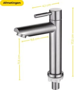 Stylumo Toiletkraan Chroom – Fonteinkraan RVS – Koudwaterkraan – WC Kraan – Alleen Koud Water 13 Stylumo Toiletkraan Chroom – Fonteinkraan RVS – Koudwaterkraan – WC Kraan – Alleen Koud Water -Badkamer Wijs 979x1200 6