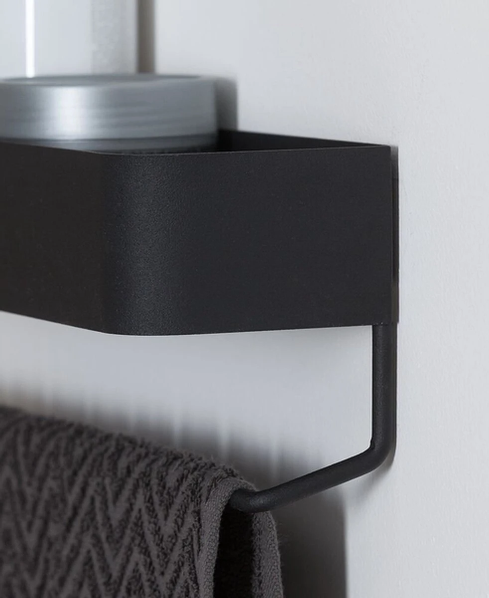Sealskin Brix - Wandrek Met Handdoekrek 35 Cm - Zwart 14 Sealskin Brix - Wandrek Met Handdoekrek 35 Cm - Zwart - Afbeelding 12