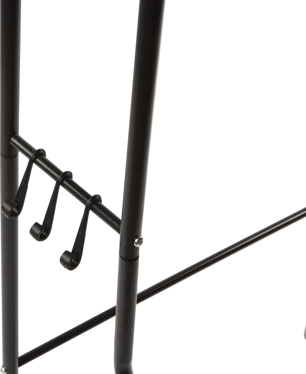 Alora Wc Opbergrek Tracy - Stellingkast Metaal - Opbergrek Metaal - Badkamerrek - Wc Kastje - Zwart 5 Alora Wc Opbergrek Tracy - Stellingkast Metaal - Opbergrek Metaal - Badkamerrek - Wc Kastje - Zwart - Afbeelding 3