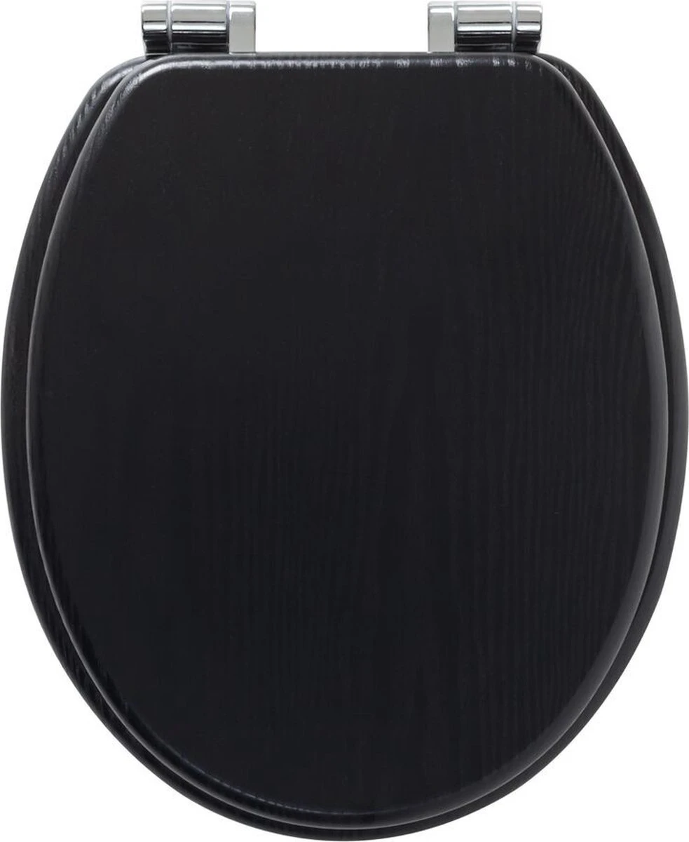 Tiger Blackwash - Toiletbril - WC Bril - MDF - Zwart 6 Tiger Blackwash - Toiletbril - WC Bril - MDF - Zwart - Afbeelding 4