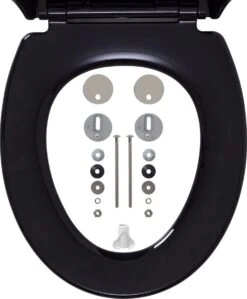 Tiger Tulsa - Toiletbril Met Deksel - WC Bril - Thermoplast Zwart 23 Tiger Tulsa - Toiletbril Met Deksel - WC Bril - Thermoplast Zwart -Badkamer Wijs 991x1200 4