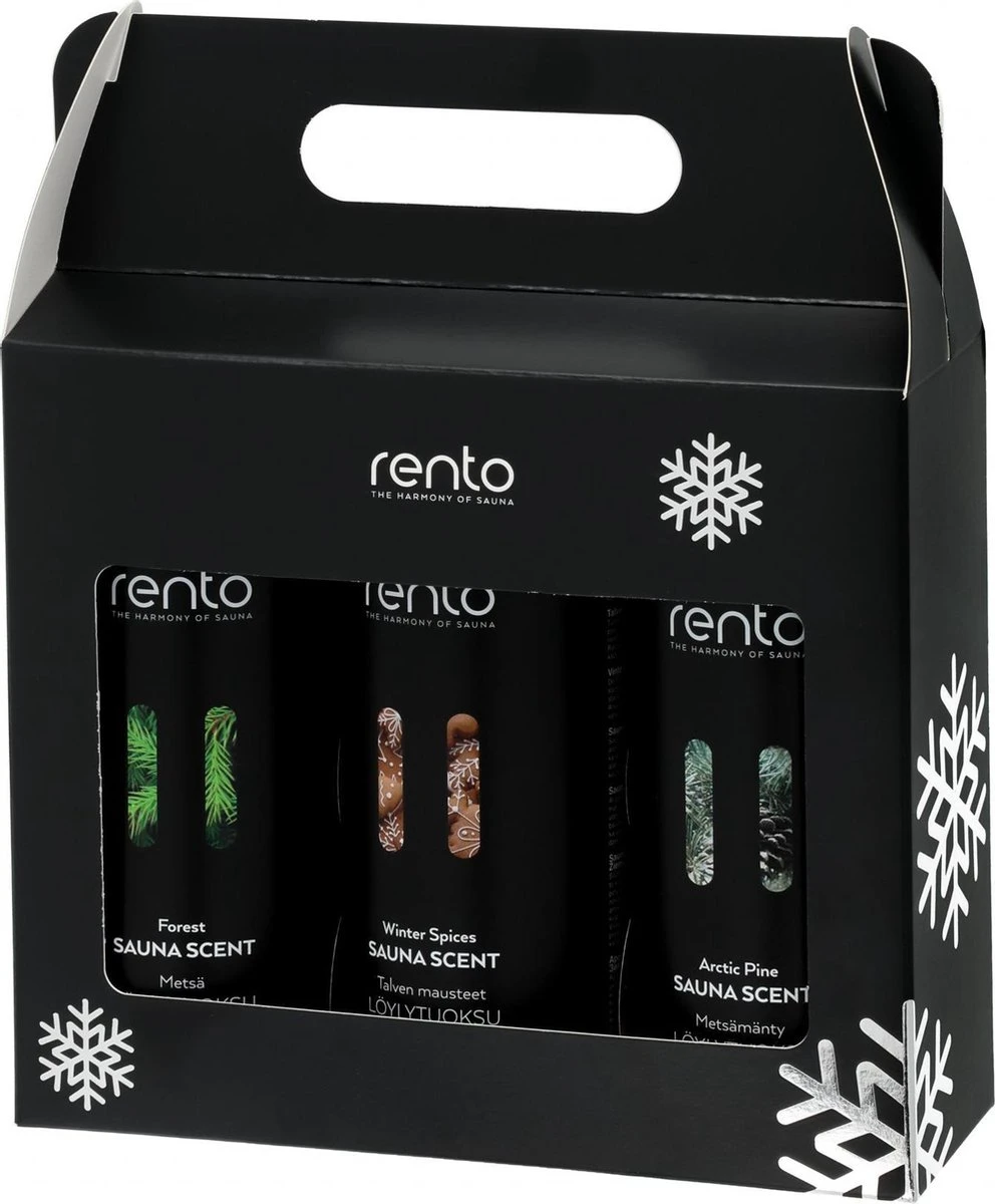 Rento Saunageuren Cadeauset Limited Edition 3 X 400 Ml 5 Rento Saunageuren Cadeauset Limited Edition 3 X 400 Ml - Afbeelding 3