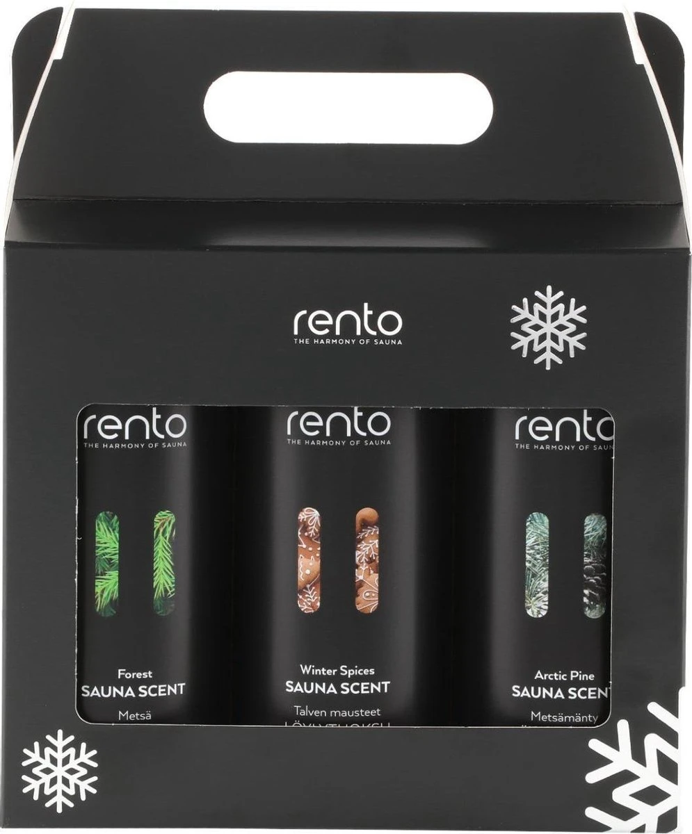 Rento Saunageuren Cadeauset Limited Edition 3 X 400 Ml 3 Rento Saunageuren Cadeauset Limited Edition 3 X 400 Ml