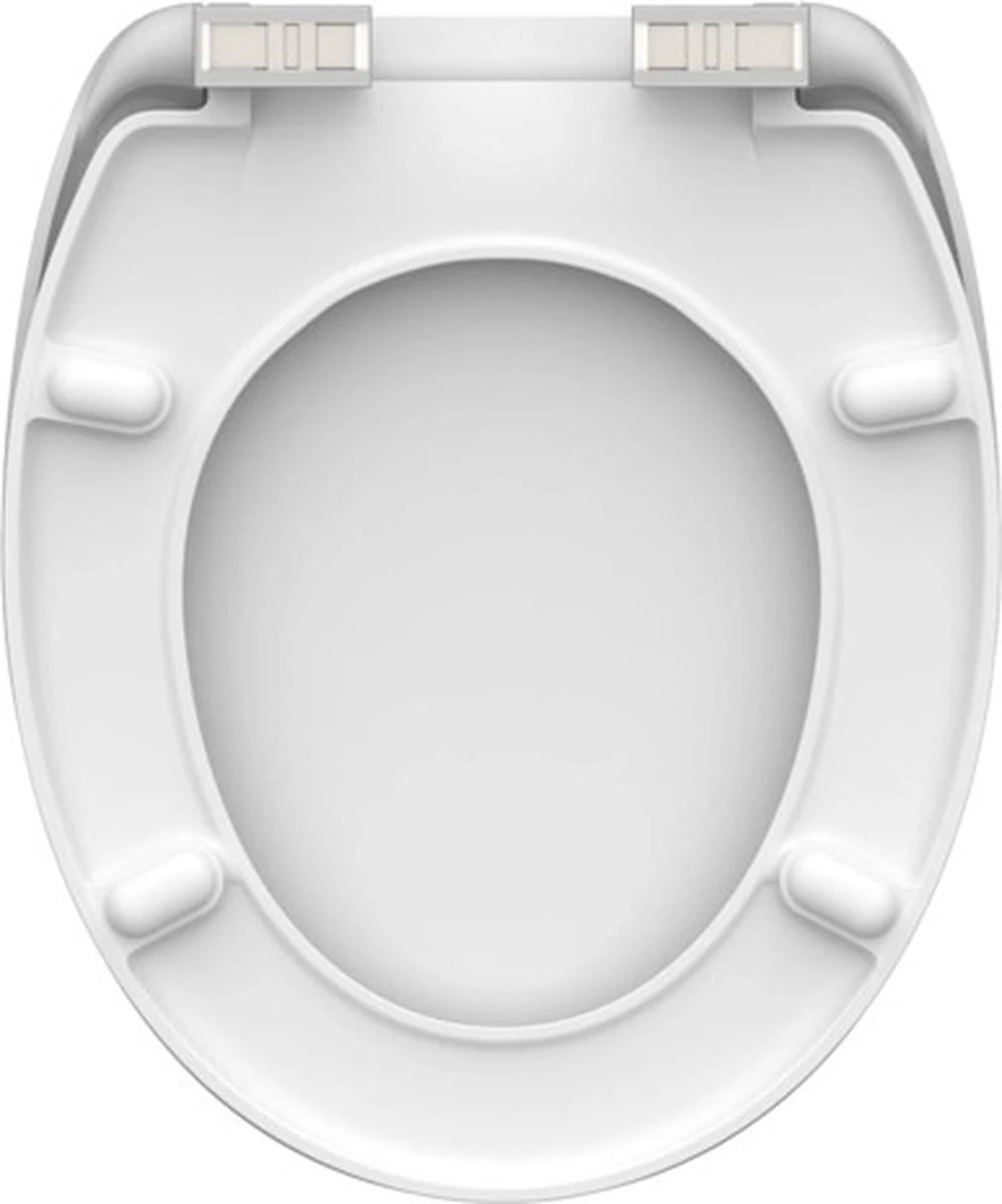 SCHÜTTE WC-Bril 82197 FLOWERS & WOOD - Duroplast - Soft Close - Verchroomde Scharnieren - Decor - 1-zijdige Print 10 SCHÜTTE WC-Bril 82197 FLOWERS & WOOD - Duroplast - Soft Close - Verchroomde Scharnieren - Decor - 1-zijdige Print - Afbeelding 8