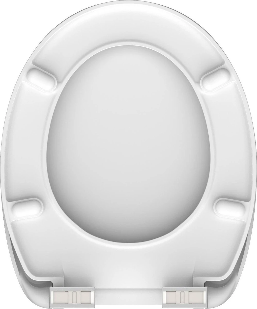 SCHÜTTE WC-Bril 82155 INDUSTRIAL GREY - Duroplast - Soft Close - Verchroomde Scharnieren - Decor - 1-zijdige Print 6 SCHÜTTE WC-Bril 82155 INDUSTRIAL GREY - Duroplast - Soft Close - Verchroomde Scharnieren - Decor - 1-zijdige Print - Afbeelding 4