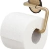 Tiger Tune - Toiletrolhouder Zonder Klep - Messing Geborsteld / Zwart